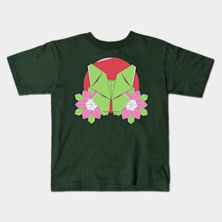 T-Shirt Design Origami Butterfly Kids T-Shirt